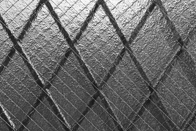 写真：格子のある窓