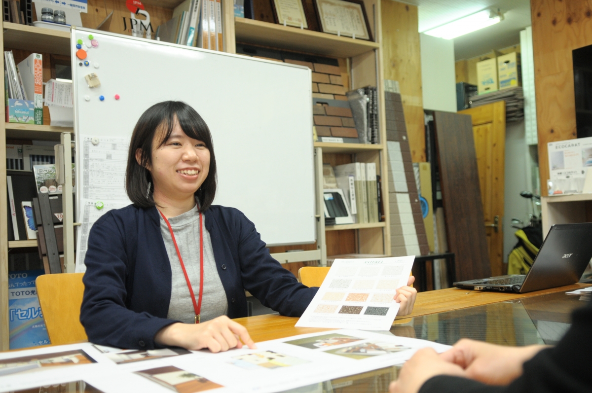 お客様とお打合せ