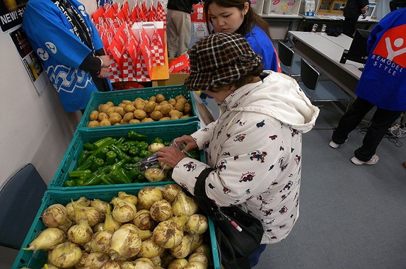 野菜の詰め合わせコーナーです